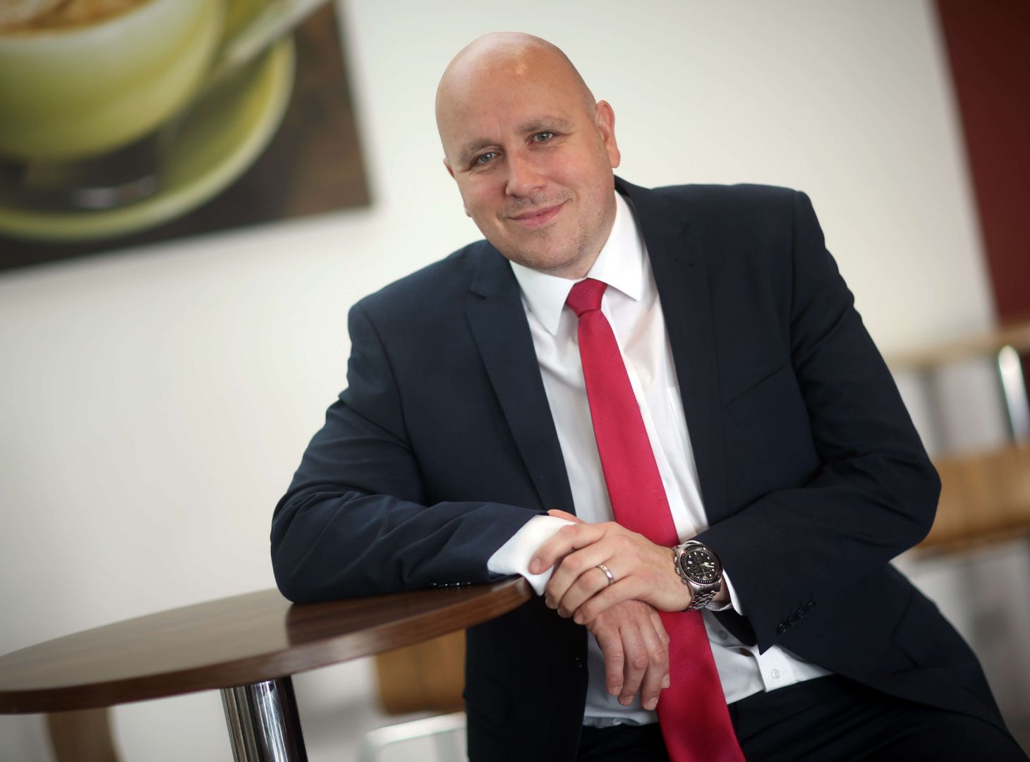 Microphone with pen and paper below it